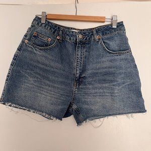 Topshop A-line Jean Shorts